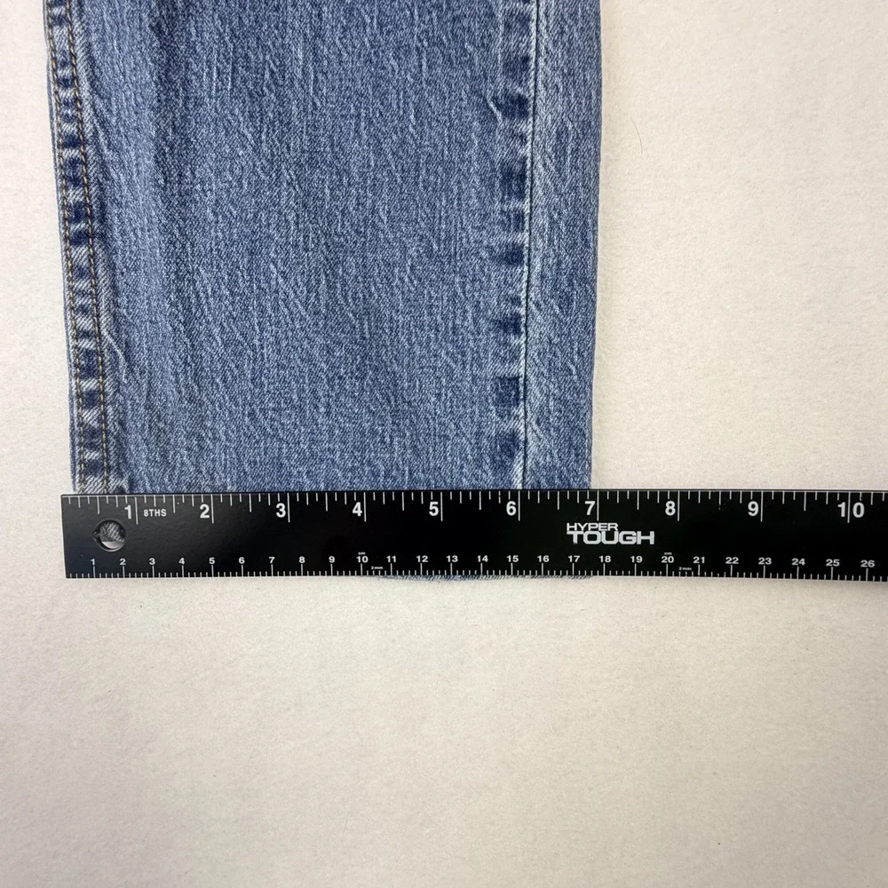 Levis 505 Jeans Mens 29x30 Medium Wash Blue Straight Stretch Denim Cowboy